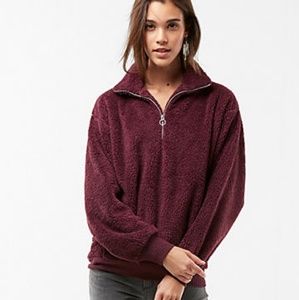Express Half Zip Oversized Fleece 
